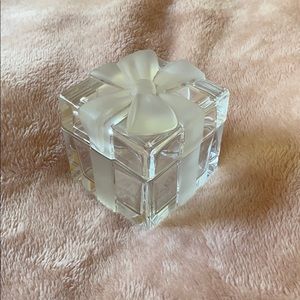 Tiffany & Co Crystal Jewelry Bow Box